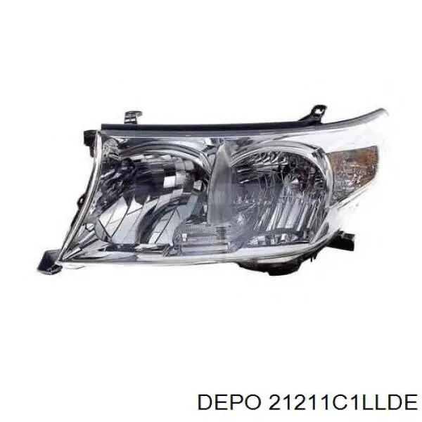 Фара левая Depo/Loro/Abakus 21211C1LLDE цена, от 68.22 USD