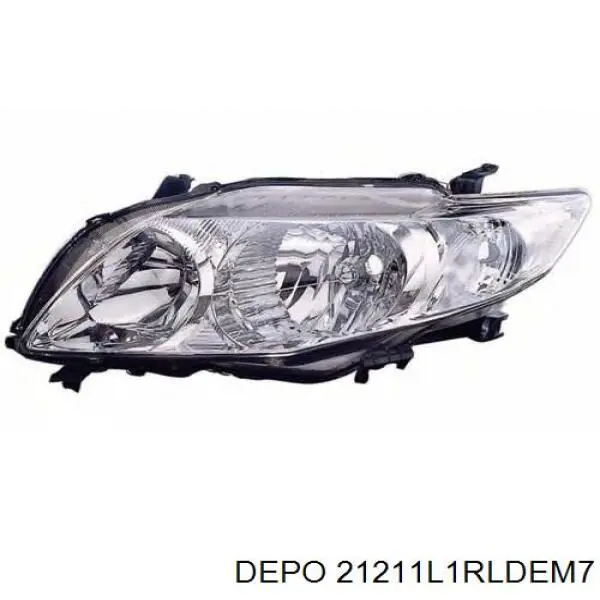 Правая фара 21211L1RLDEM7 Depo/Loro/Abakus