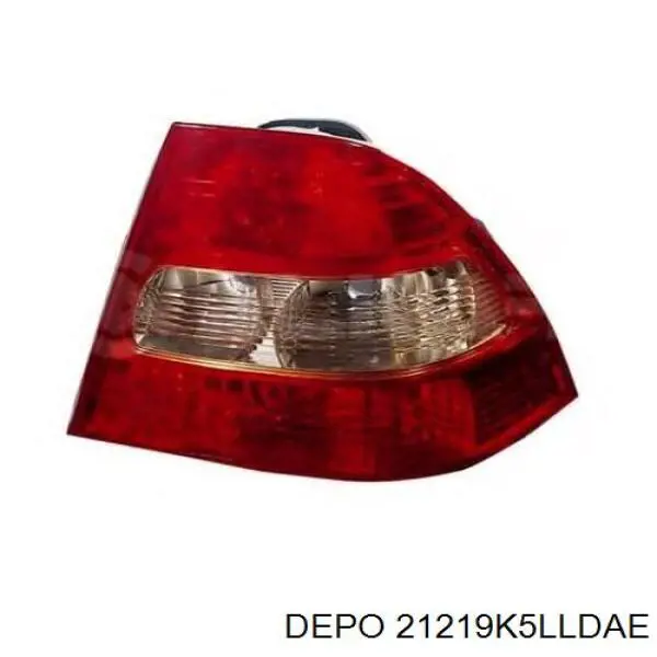 Задняя левая фара Depo/Loro/Abakus 21219K5LLDAE цена, от 86.31 USD