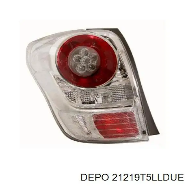 Фонарь задний левый 21219T5LLDUE Depo/Loro/Abakus