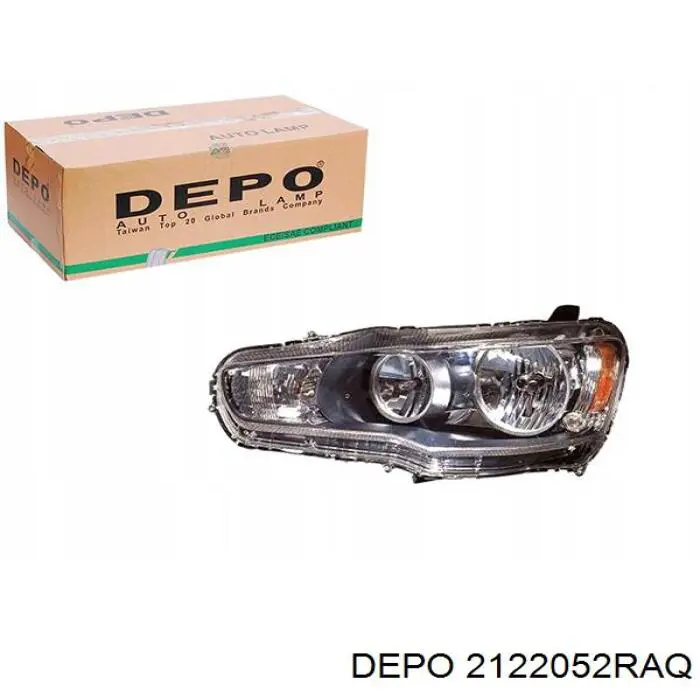 212-2052R-AQ Depo/Loro фара противотуманная правая
