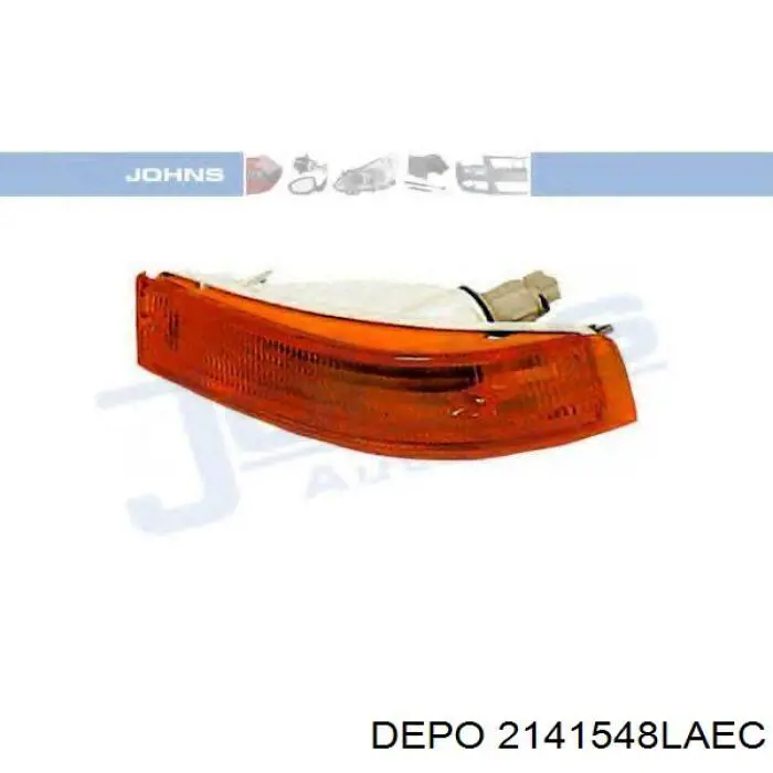 Купить 2141548LAEC Depo/Loro/Abakus Поворотник левый