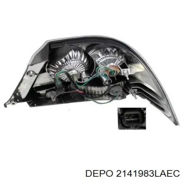 Задняя левая фара Depo/Loro/Abakus FP4805F1E цена, от 58.30 USD