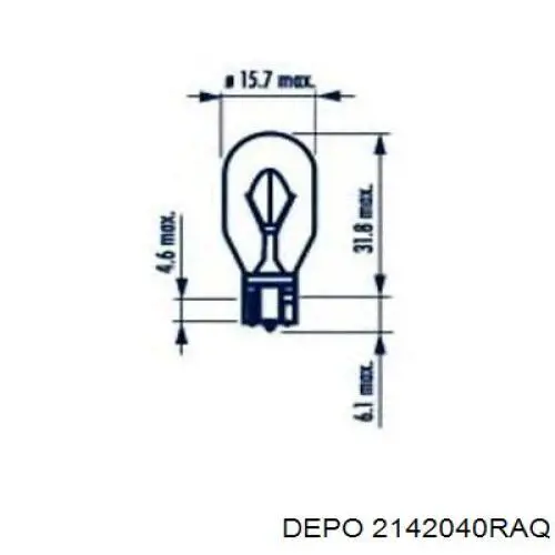 Фара противотуманная, правая Depo/Loro/Abakus 2142040RAQ цена, от 43.34 USD