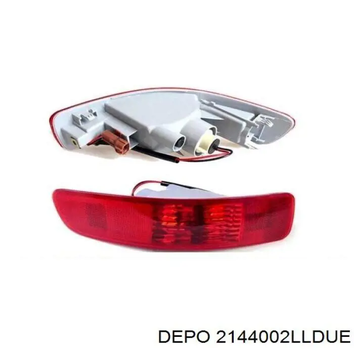 Левый отражатель заднего бампера Depo/Loro/Abakus 2144002LLDUE цена, от 42.75 USD