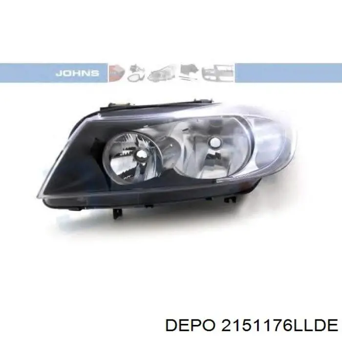 Купить 2151176LLDE Depo/Loro/Abakus Фара левая передняя