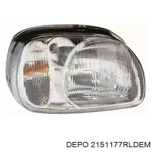 Правая блок фара Depo/Loro/Abakus 2151177RLDEM цена, от 122.14 USD