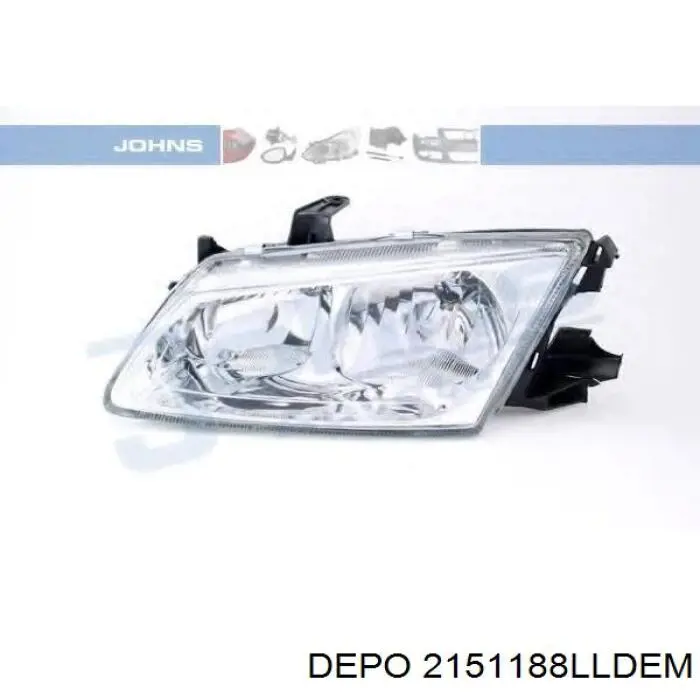 Фара левая Depo/Loro/Abakus 2151188LLDEM цена, от 68.19 USD