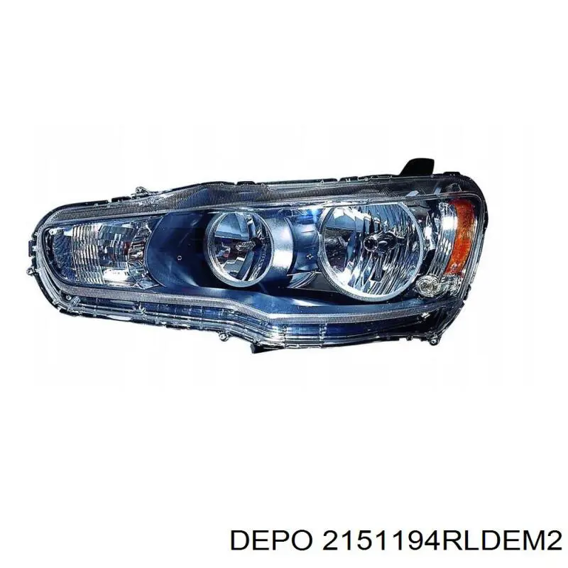 Правая фара 3328964 VAN Wezel