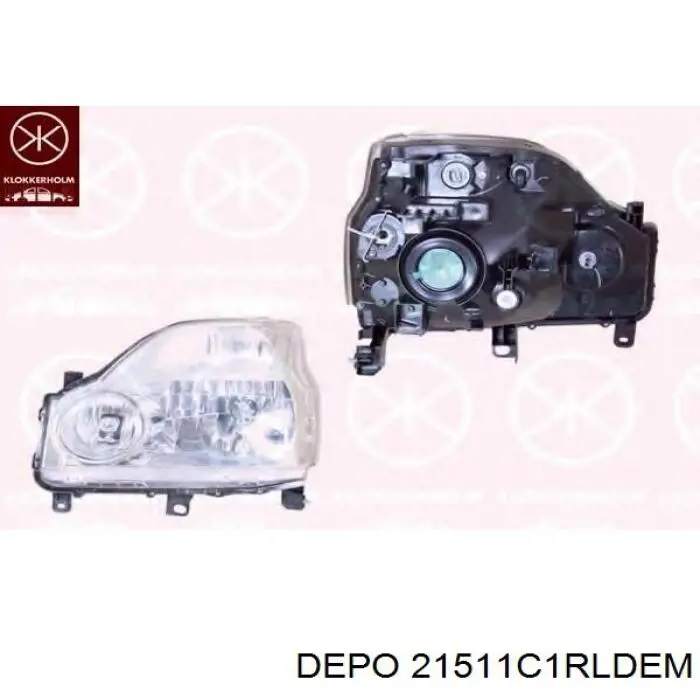Купить 21511C1RLDEM Depo/Loro/Abakus Фара основная правая