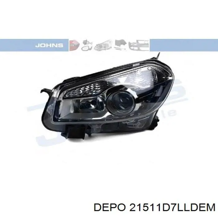Фара левая Depo/Loro/Abakus 21511D7LLDEM цена, от 144.39 USD