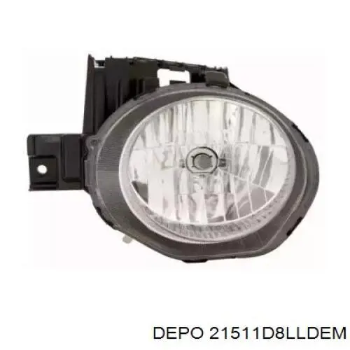 Фара левая Depo/Loro/Abakus 21511D8LLDEM цена, от 107.11 USD
