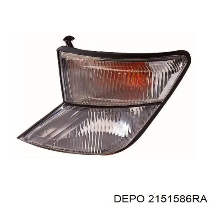 Указатель поворота, правый Depo/Loro/Abakus 2151586RA цена, от 31.81 USD