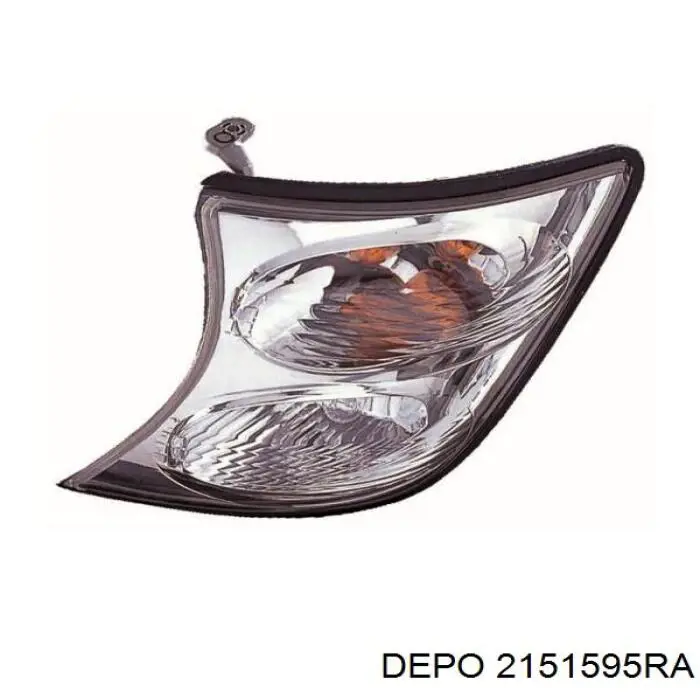 Указатель поворота, правый Depo/Loro/Abakus 2151595RA цена, от 32.80 USD