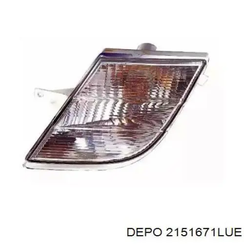 2151671LUE Depo/Loro/Abakus Передний фонарь указателя поворота