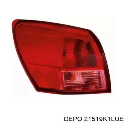 Задняя левая внешняя фара Depo/Loro/Abakus 21519K1LUE цена, от 44.96 USD