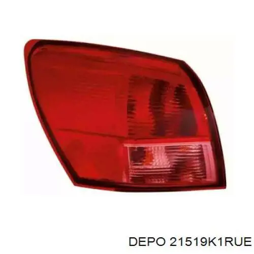 Фара задняя правая внешняя Depo/Loro/Abakus 21519K1RUE цена, от 46.01 USD