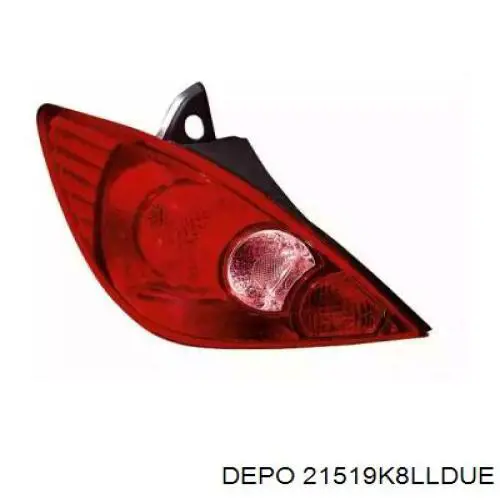 Задняя левая фара Depo/Loro/Abakus 21519K8LLDUE цена, от 73.06 USD