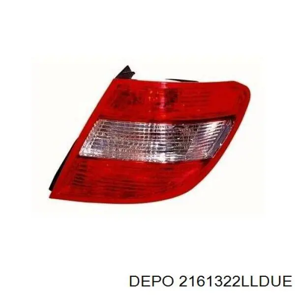 2161322LLDUE Depo/Loro/Abakus Задняя левая внутренняя фара