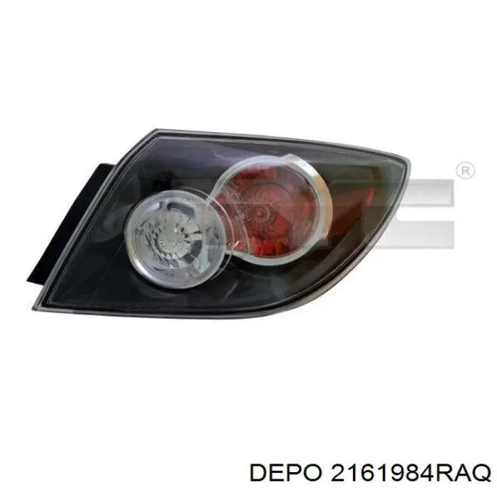 2161984RAQ Depo/Loro фонарь задний правый внешний