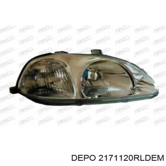 Правая фара 381010E Polcar