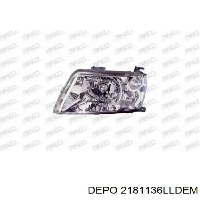 Левая фара 2181136LLDEM Depo/Loro/Abakus