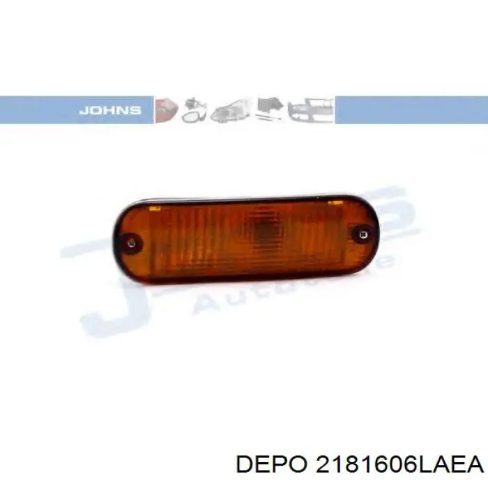 Левый указатель поворота Depo/Loro/Abakus FP6811K1E цена, от 4.73 USD