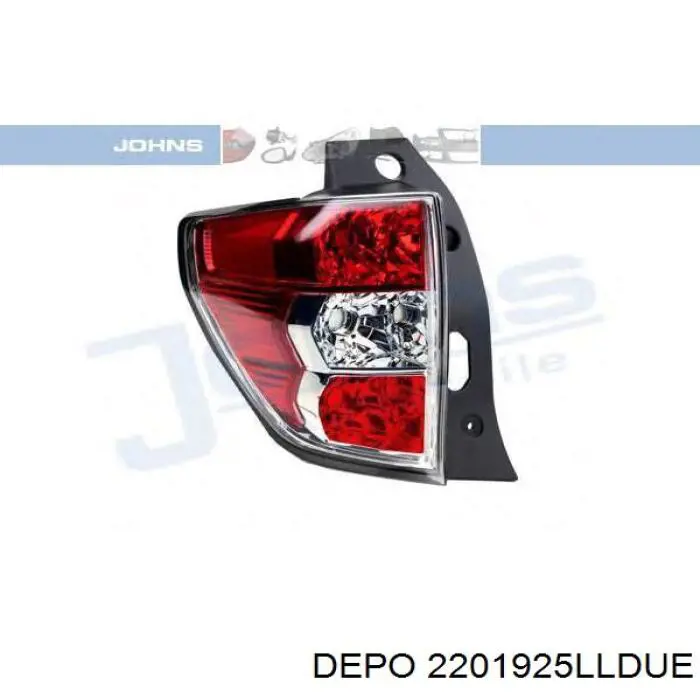 Задняя левая фара Depo/Loro/Abakus 2201925LLDUE цена, от 117.77 USD