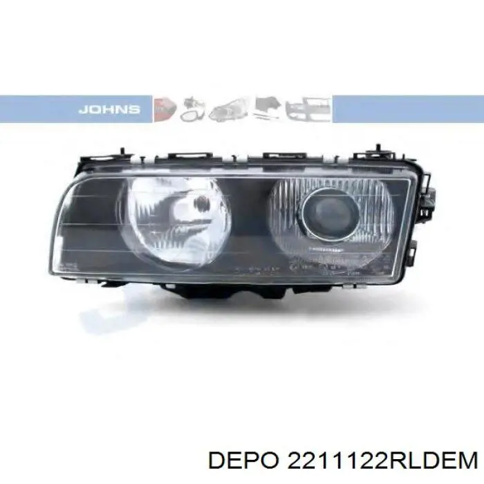 Правая блок фара Depo/Loro/Abakus 2211122RLDEM цена, от 132.30 USD