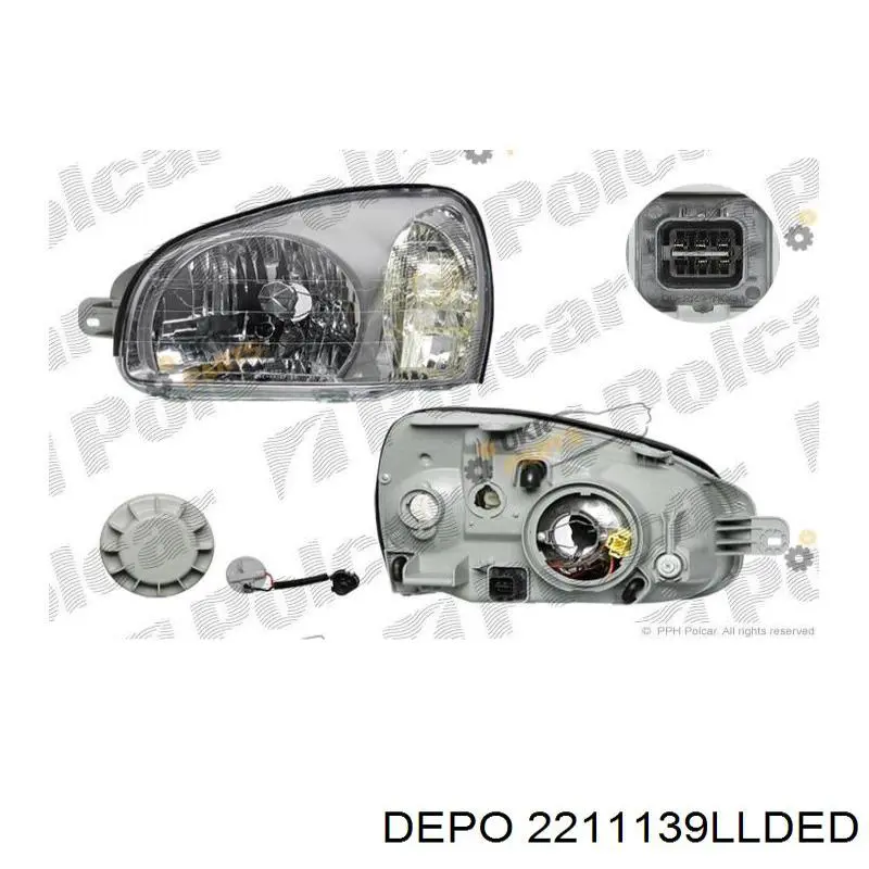 2211139LLDED Depo/Loro/Abakus Фара