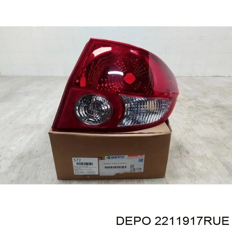 Фонарь задний правый Depo/Loro/Abakus 2211917RUE цена, от 33.66 USD