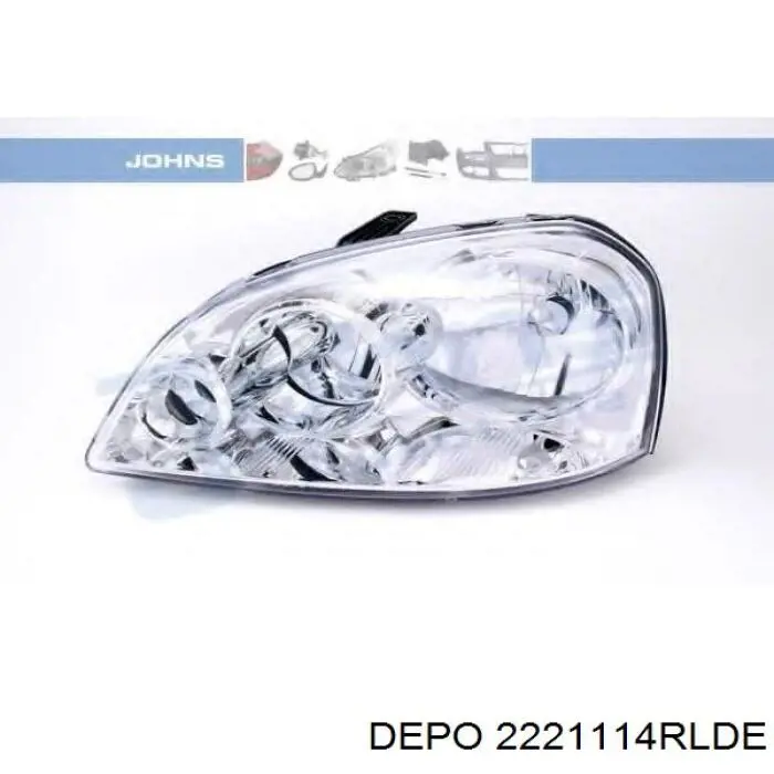 Правая фара 96499866 General Motors