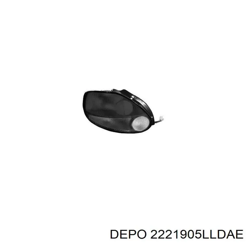 Фонарь задний левый 2221905LLDAE Depo/Loro/Abakus