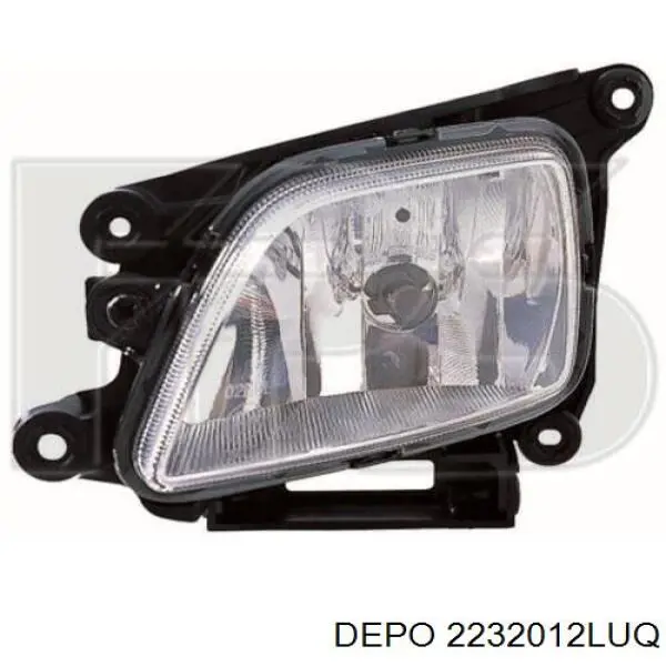 Фара противотуманная левая 2232012LUQ Depo/Loro/Abakus