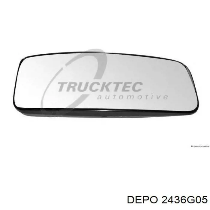 2436G05 Depo/Loro Зеркальный элемент левого зеркала заднего вида