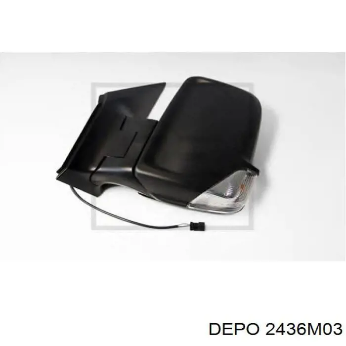 Левое боковое зеркало 2436M03 Depo/Loro/Abakus