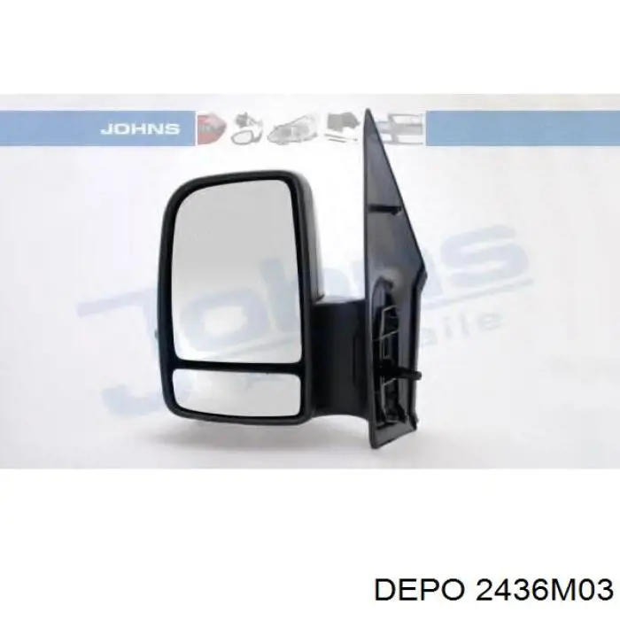 2436M03 Depo/Loro/Abakus Левое боковое зеркало