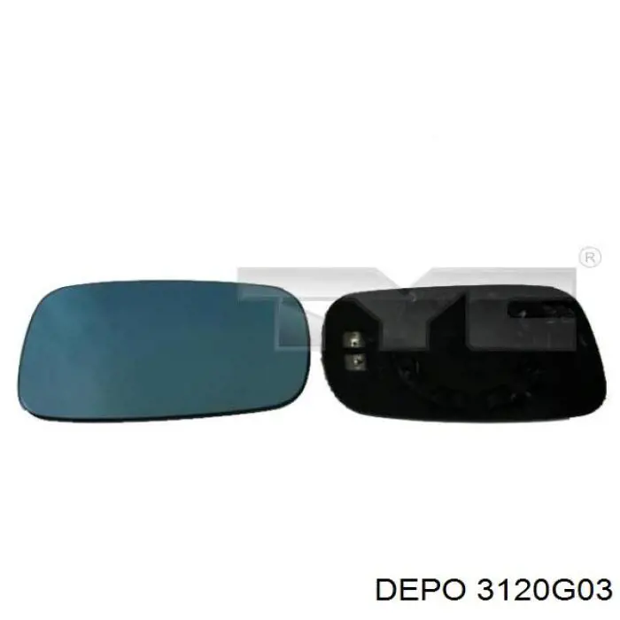 Зеркальный элемент зеркала заднего вида Renault (RVI) 7701049063 цена, от 11.00 USD