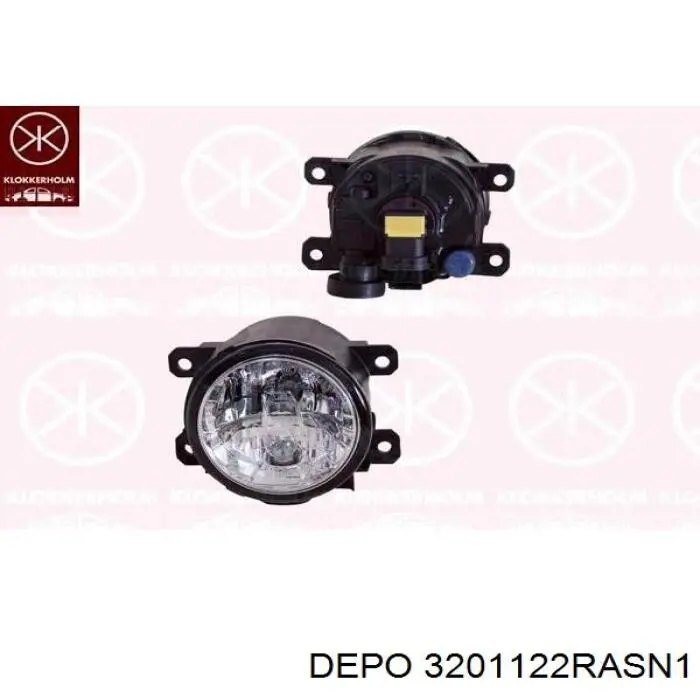 FP6714R6E Depo/Loro/Abakus Фара передняя правая