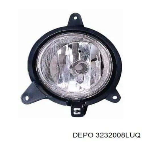 Фара противотуманная, левая Depo/Loro/Abakus 3232008LUQ цена, от 33.16 USD