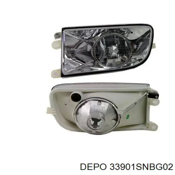 Фара противотуманная, правая FPS FP3011H2E цена, от 73.15 USD