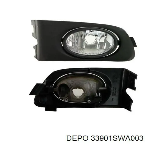 Фара противотуманная, правая Signeda ZHD2034R цена, от 30.58 USD