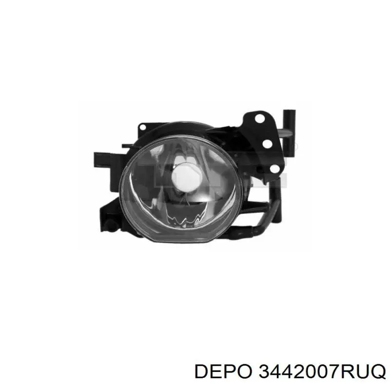 Фара противотуманная, правая Depo/Loro/Abakus 3442007RAQ цена, от 40.71 USD