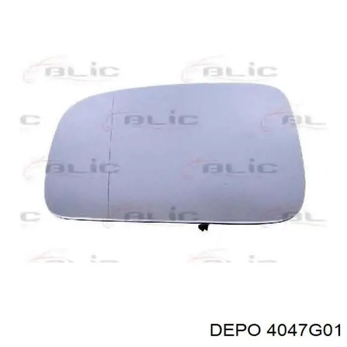 4047G01 Depo/Loro/Abakus Зеркальный элемент левого зеркала заднего вида