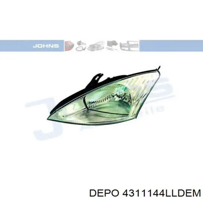 Фара левая Depo/Loro/Abakus 4311144LLDEM цена, от 74.89 USD