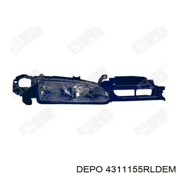 Правая фара 1224749 Ford