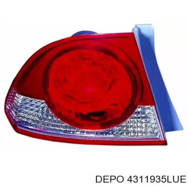 Задняя левая фара Depo/Loro/Abakus 4311935LUE цена, от 34.14 USD