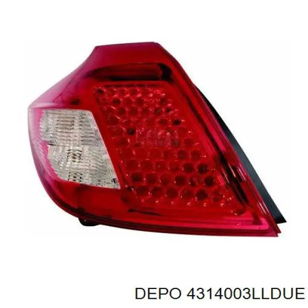 Купить 4314003LLDUE Depo/Loro/Abakus Фонарь противотуманный задний левый