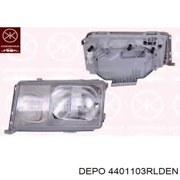 Правая фара 4401103RLDEN Depo/Loro/Abakus