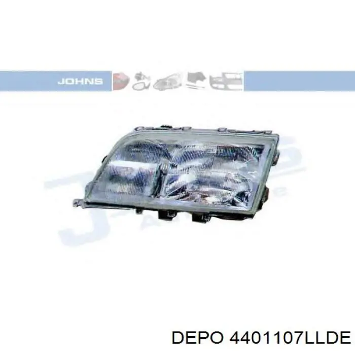 Левая фара 500209E Polcar